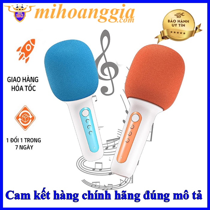Micro karaoke bluetooth cầm tay không dây XIAOMI Yue Mi - YMMKF007 | Kết nối Bluetooth 8 hiệu ứng âm thanh | MIHOANGGIA