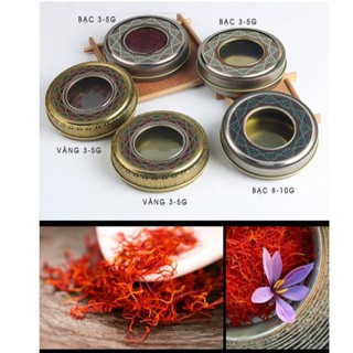 Combo 100 hộp thiếc Saffron nhụy hoa Nghệ tây 3-10g