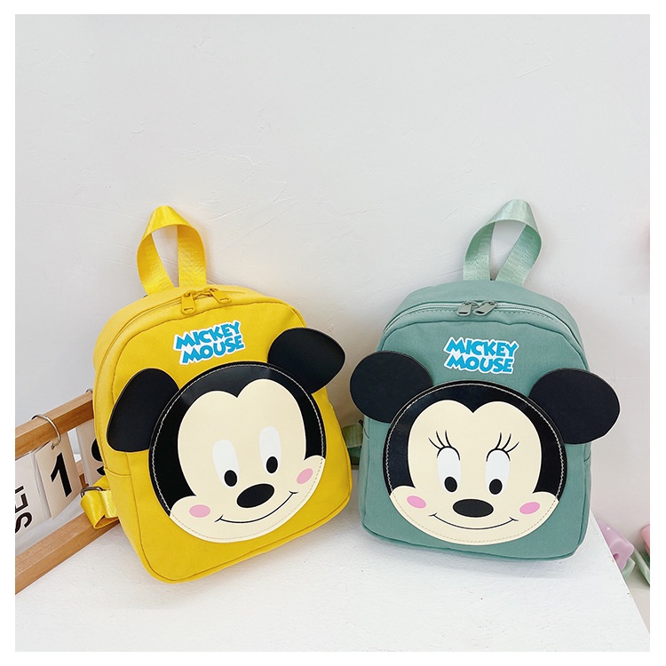 Balo cho bé mầm non mẫu giáo đi nhà trẻ  ba lô trẻ em họa tiết Mickey Mouse VAFOFA - KGB032