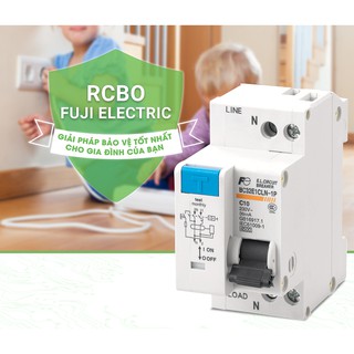 Cầu dao chống giật (RCBO) 1P+N 32A Fuji Electric
