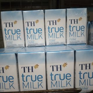 Sữa tươi TH Truemilk ít đường 110ml