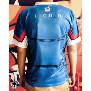 Áo thun team Liquid Captain Marvel