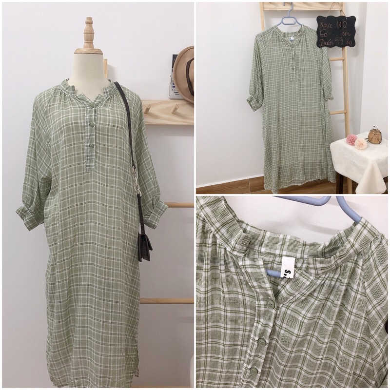 Đầm sơ mi Nhật Hàn hiệu hot
