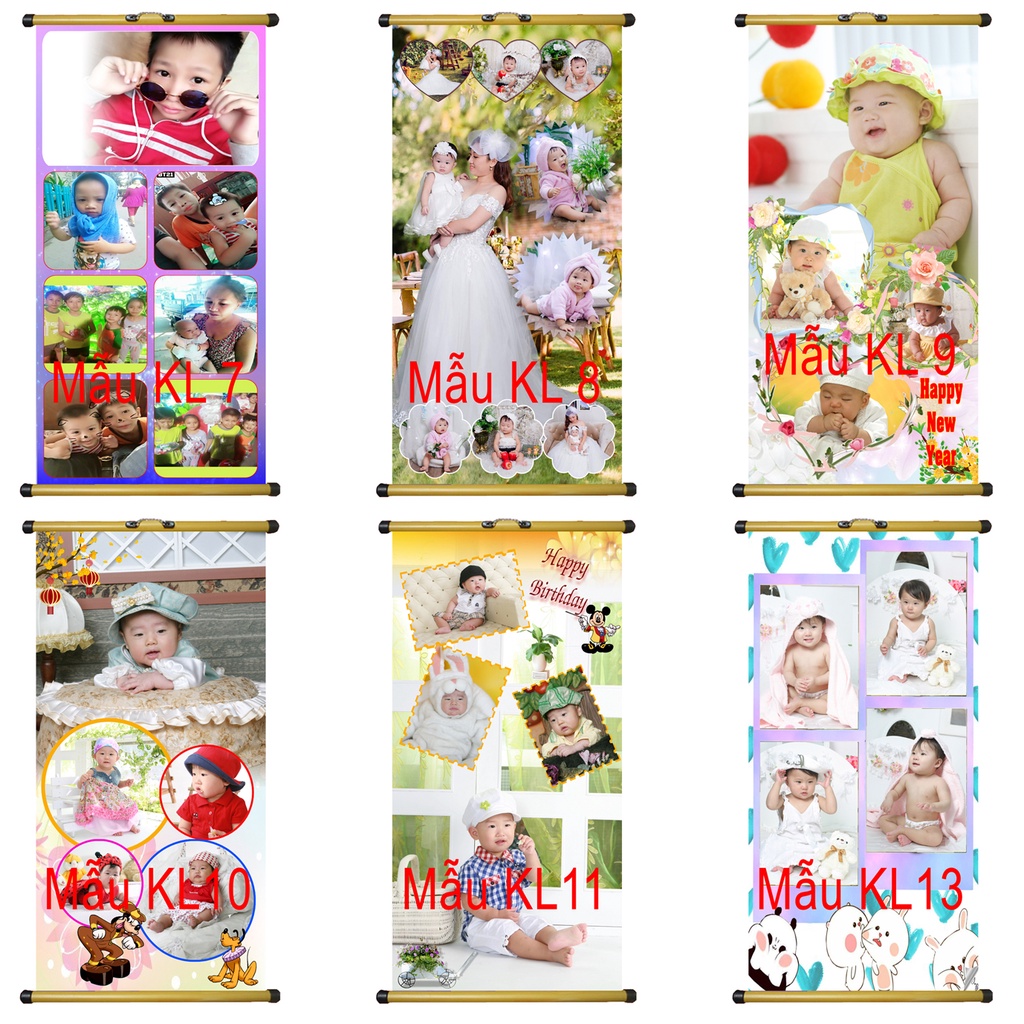 Tranh, Lịch 2023,2024, 2025 ĐẾN  2030 , 30x60 CM , IN THEO YÊU CẦU - IN TRÊN VẢI LỤA