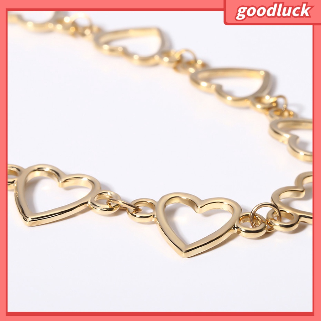 Vòng cổ Choker Mặt Hình Trái Tim Đơn Giản Dành Cho Nữ
