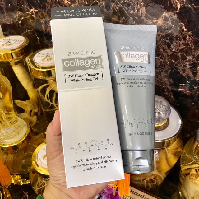 GEL TẨY TẾ BÀO CHẾT 3W CLINIC COLLAGEN WHITE PEELING