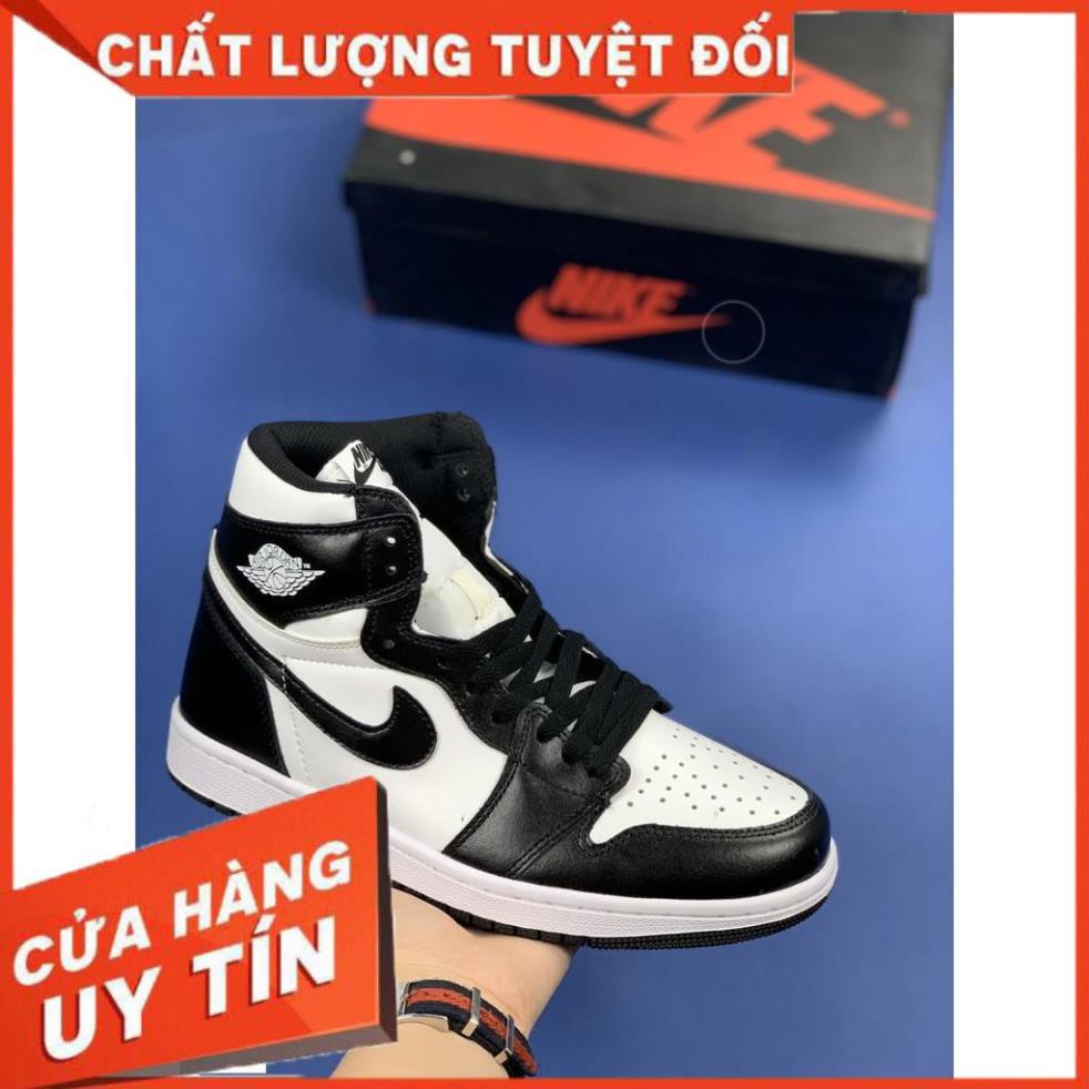 [ FREESHIP –BẢO HÀNH 1 NĂM] GIÀY SNEAKER NAM NỮ JORDAN CAO CỔ ĐEN TRẮNG HOT TREND