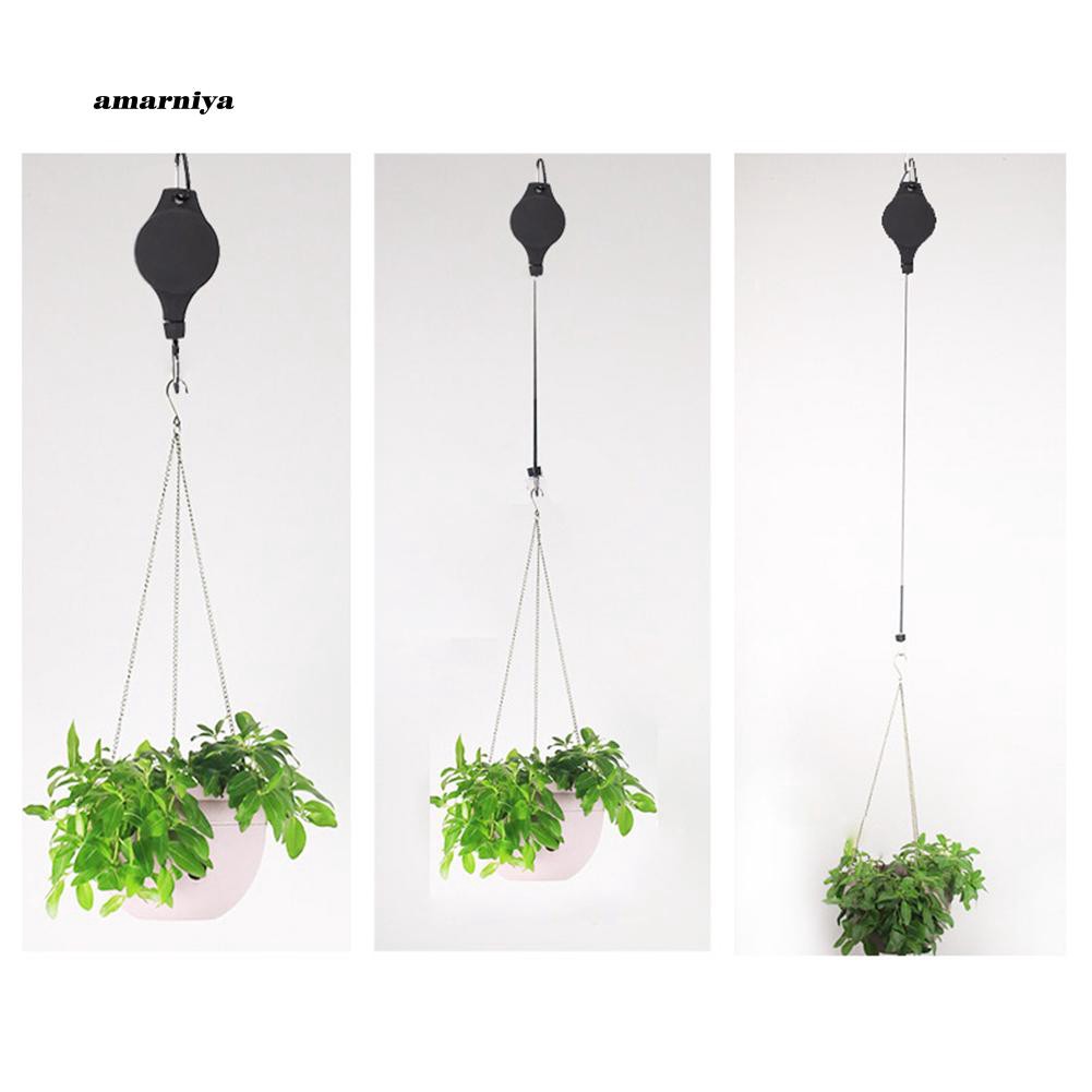 Cặp móc treo chậu cây cảnh có thể thu gọn siêu tiện lợi