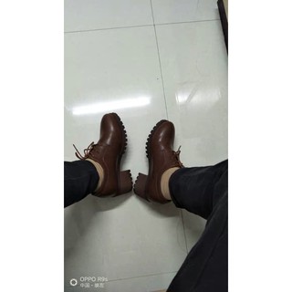 Giày đốc da ulzzang