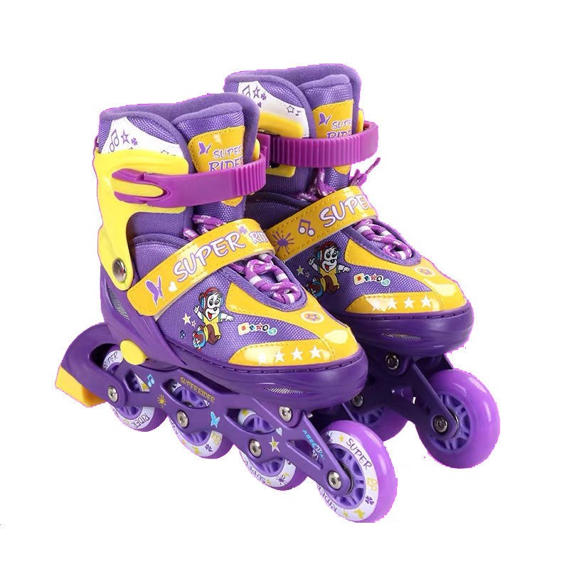 Paladin skates Giày trượt patin có thể điều chỉnh dành cho trẻ em đầy đủ các loại nội tuyến nhấp nháy bé trai và