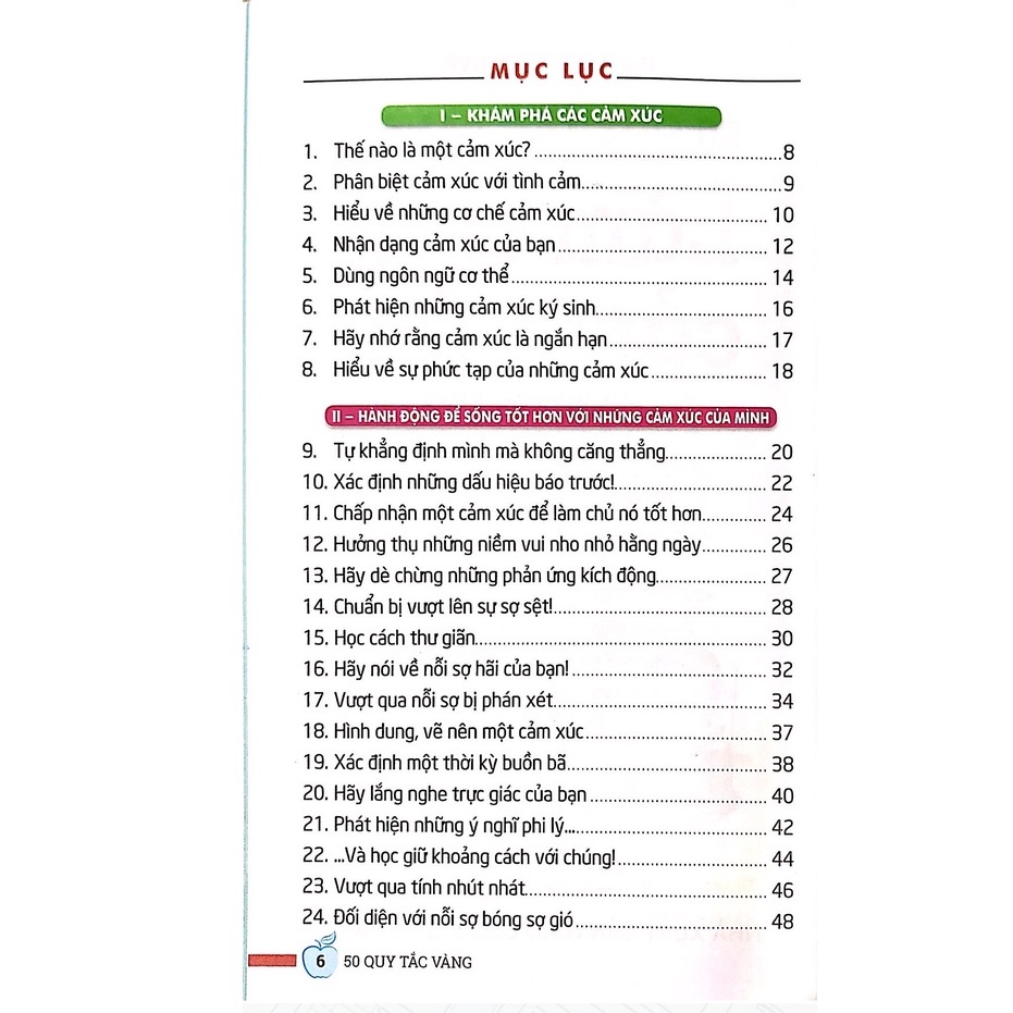 Sách - 50 quy tắc vàng-Làm chủ cảm xúc