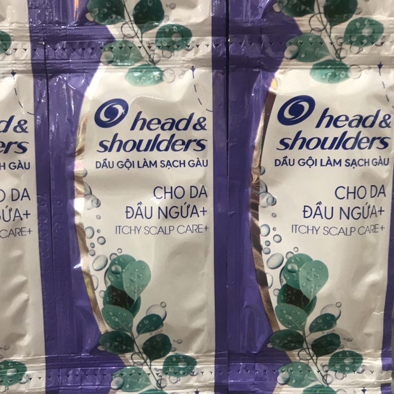1 dây dầu gội sạch gàu Head &amp; Shoulders cho da đầu ngứa.