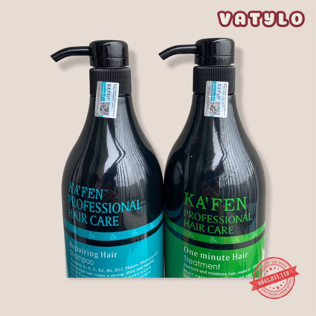 Cặp Dầu Gội Xả  KAFEN 800ML | Phục Hồi Tóc Hư Tổn, Khô Xơ, Gãy Rụng | Hàng Chính Hãng CT31 | BigBuy360 - bigbuy360.vn