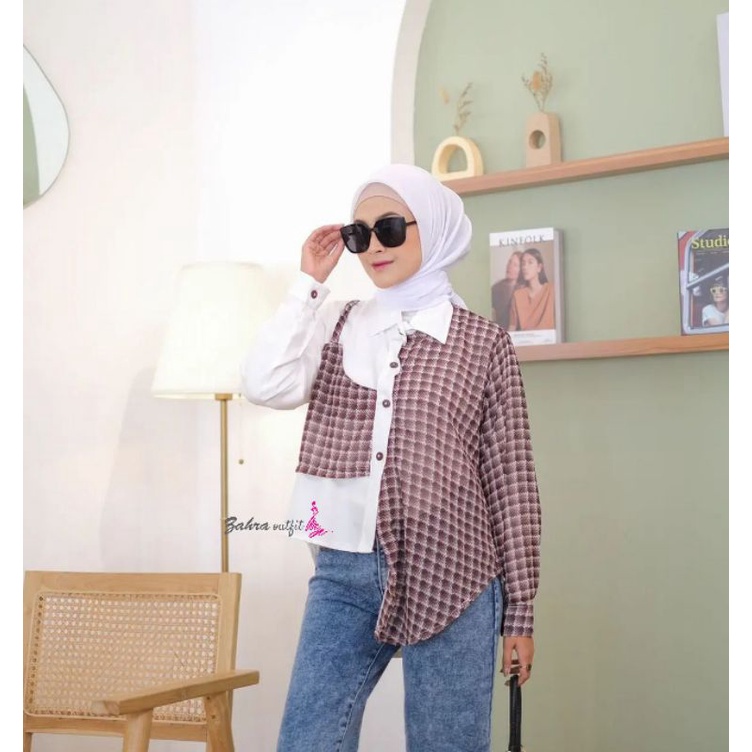 Olla Áo kiểu / Áo bandung thời trang mới nhất cho nữ