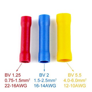 Set 50 đầu nối dây điện BV1.25 BV2 BV5.5 BV1 BV5 chuyên dụng