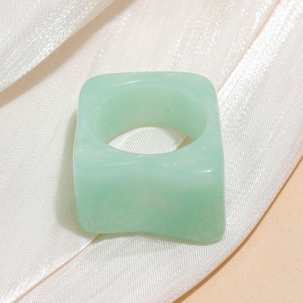 Nhẫn Acrylic Acetate Cỡ Lớn Phong Cách Cổ Điển Thời Trang Cho Nam Và Nữ