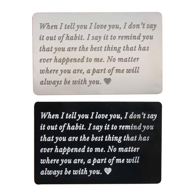 Flgo Ví Đựng Thẻ Mini Hình Trái Tim Màu Đen Và Bạc Giáng Sinh Cho Husband