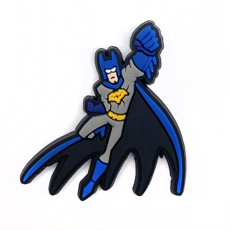 Batman Shoe Charms Crocs Thời trang Super hero Jibbitz pvc Dép xăng đan decorate accessories DIY Phụ kiện dép Với 1000 Mẫu Lựa Chọn Phụ kiện giày dép nam và trẻ em
