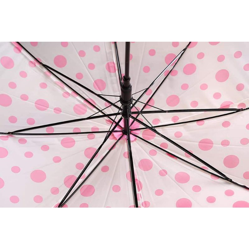 Cây dù che mưa hình chấm bi,,,