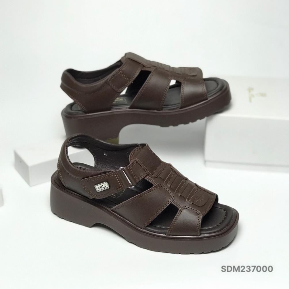 Sandal nam ❤️FREESHIP❤️ Dép quai hậu trung niên quai da đế cao SDM237000 VHO