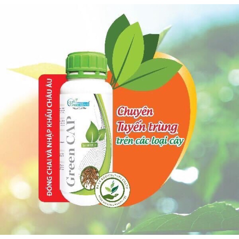 GREEN CAP - Tuyến Trùng Hữu Cơ (chai 250ml) Nhập Khẩu Châu Âu