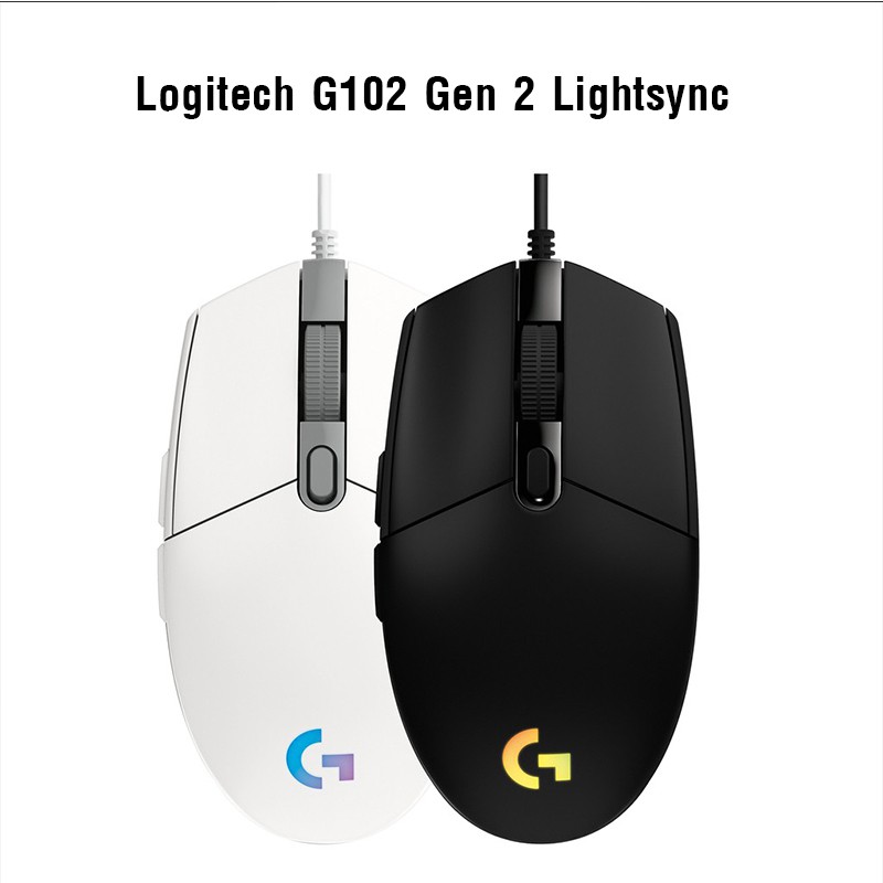 [Mã 267ELSALE hoàn 7% đơn 300K] Chuột Logitech G102 Gen 2 Lightsync - Lightsync Gaming MOUSE