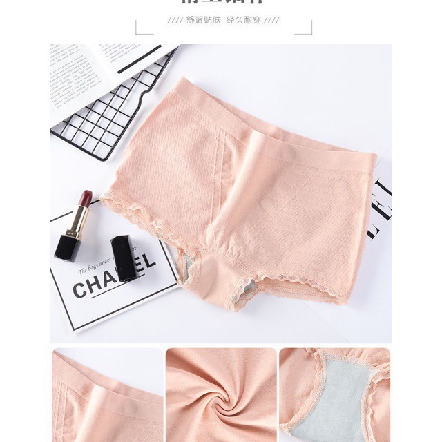 Quần Iót đùi, quần đùi mặc trong váy nâng mông, kháng khuẩn 4in1 có túi zip (video thật) | BigBuy360 - bigbuy360.vn