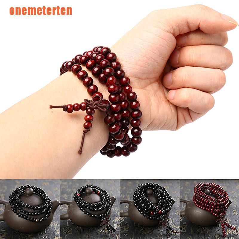 Vòng Tay Chuỗi Hạt Gỗ Đàn Hương Tự Nhiên 6 / 8mm