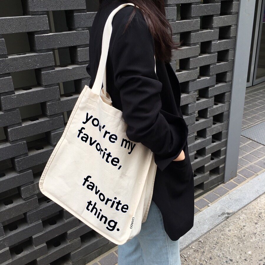 Túi tote bag đẹp vải bố trơn mềm đẹp giá rẻ LUVADO TX778