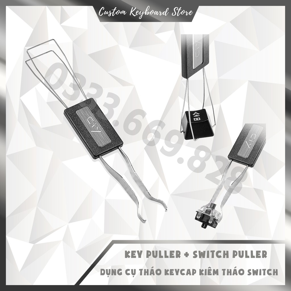 Dụng Cụ Tháo Keycap Và Tháo Switch Bàn Phím Cơ - Key Puller - Switch Puller - KeyPuller - SwitchPuller