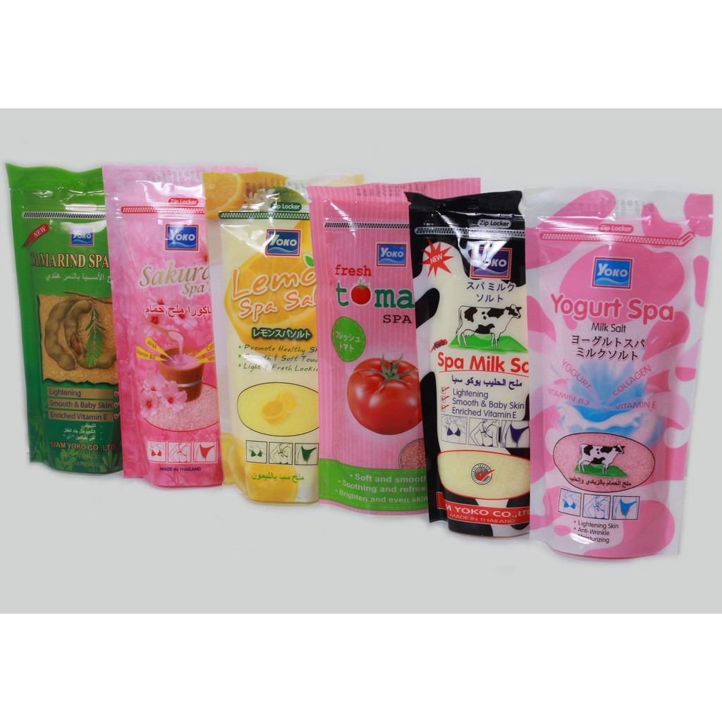 Muối Tắm Tẩy Da Chết Yoko 220gr - Thái Lan