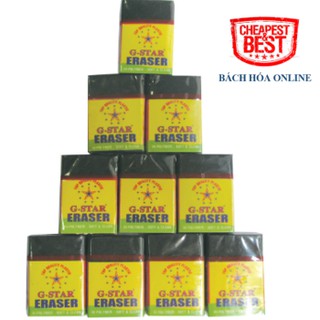 Combo 3 viên Gôm Tẩy GSTAR E207/E108/E300/E777- cao su thiên nhiên, an toàn cho sức khỏe