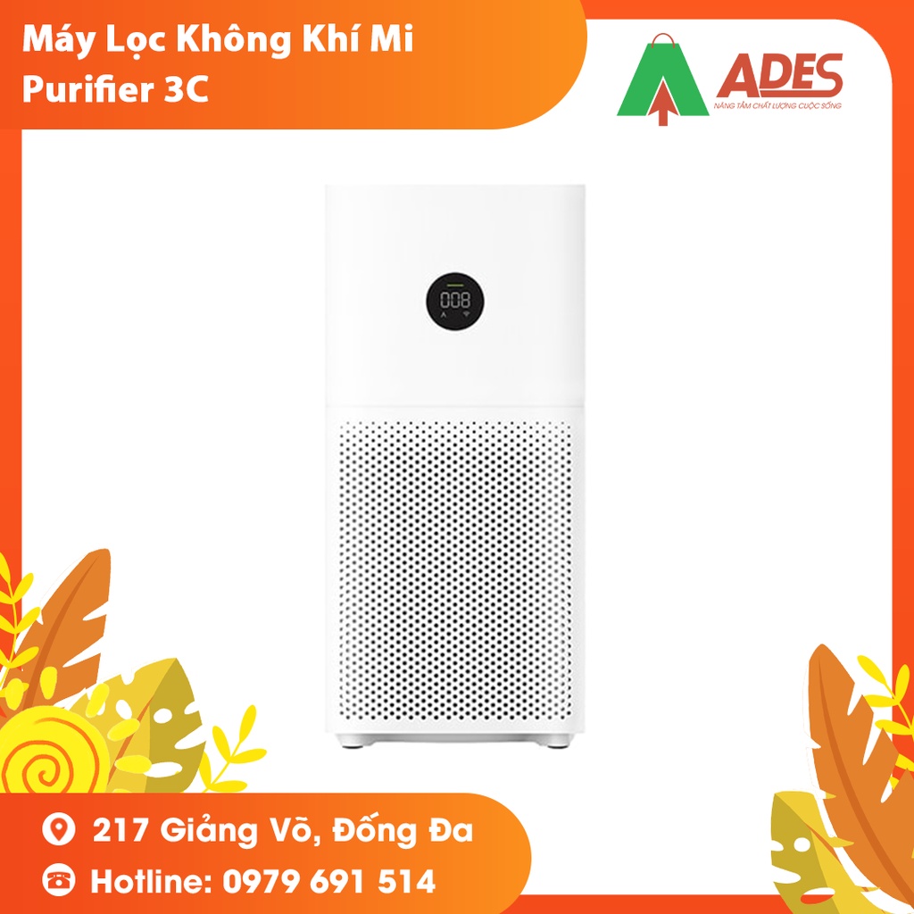 [Mã 154ELSALE2 giảm 7% đơn 300K] Máy Lọc Không Khí Mi Purifier 3C – Bản Quốc Tế - Bảo Hành Chính Hãng