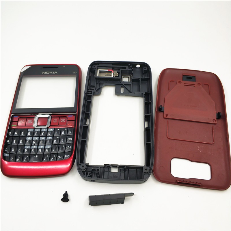 New Full Complete Mobile Phone Housing Cover Case+English Keypad For Nokia E63