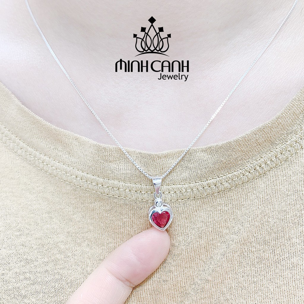 Dây Chuyền Bạc Trái Tim Thương Nhớ - Minh Canh Jewelry