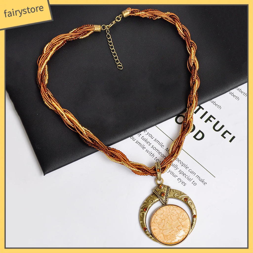 Vòng cổ Phong Cách Dân Tộc Cổ Điển Thân Thiện Với Môi Trường