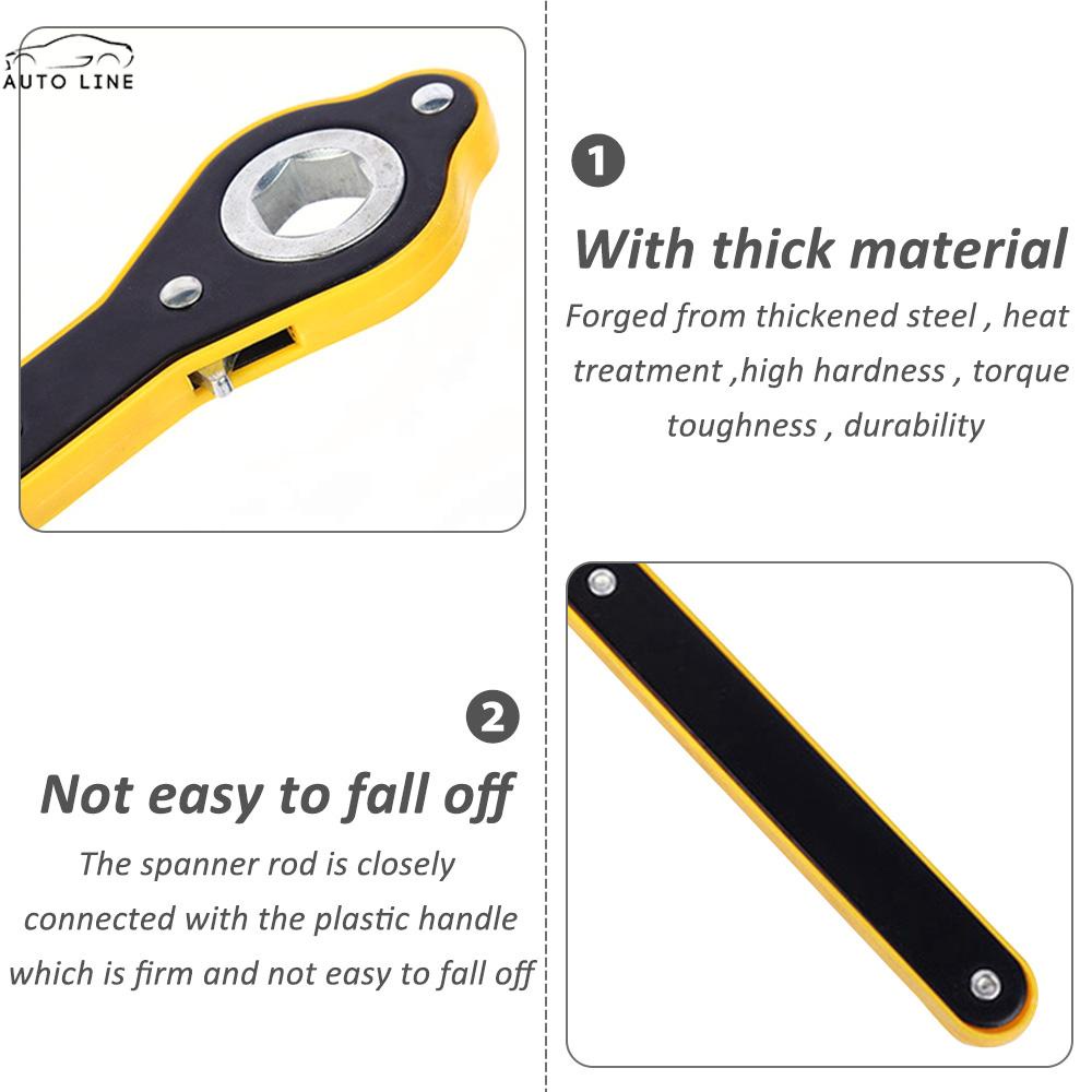 Cờ Lê Kích Bánh Xe 360° Chìa Vặn Có Khớp Khuyên Phillips/Hexagonan-MO1-Sshc8967 Chuyên Dụng