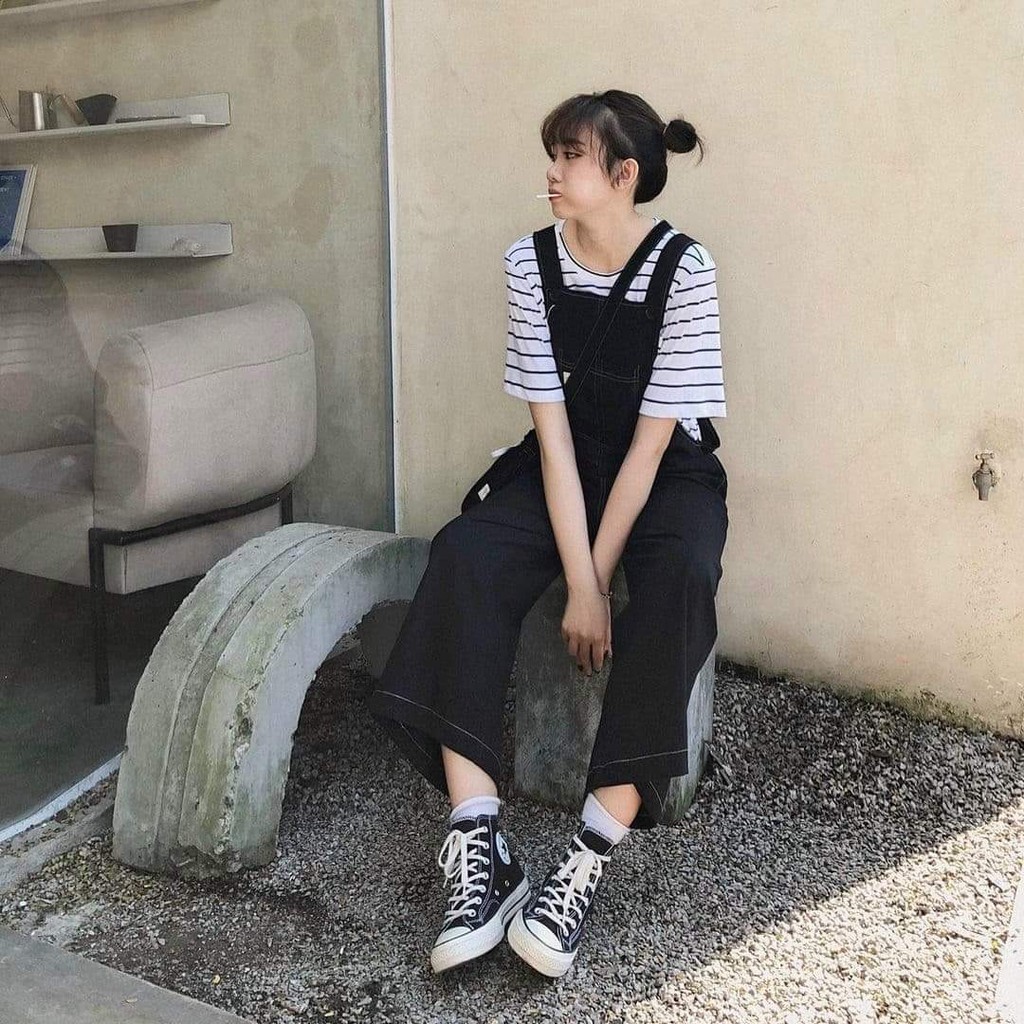 [Mã FAMAYWA giảm 10K đơn 50K] Yếm quần chỉ nổi KAN0121 | BigBuy360 - bigbuy360.vn