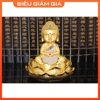 Tượng Quan Am Đính đá để taplo xe oto. (Cao Cấp- tháo rời, đổ thêm nước hoa)