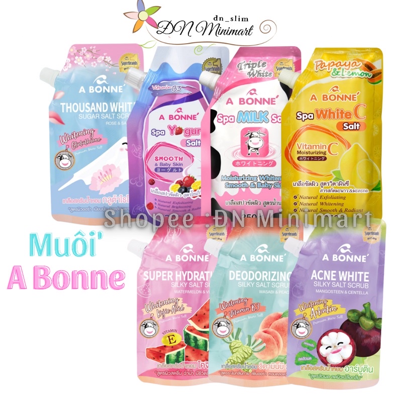 Muối Tẩy Tế Bào Chết Sữa Bò A Bonne Milk Salt Chính Hãng