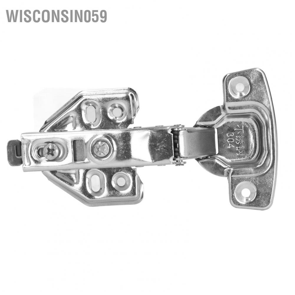Wisconsin059 Hinge Repair Plate Stainless Steel Maintenance Accessory Set Kit for Doo