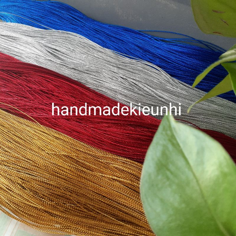 100 mét dây kim tuyến 1mm - Dây gói quà, trang trí giáng sinh , dây treo ảnh, làm handmade