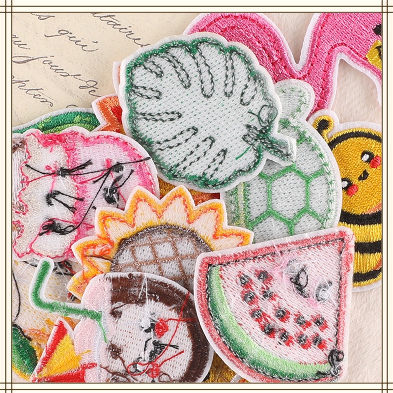 ♥ Enjoy The Summer Time - Kem Dưỡng Da Mặt Trời/Dưa Hấu/Sữa Dừa/Kem ♥ 1 Sticker Ủi Thêu Hình Huy Hiệu