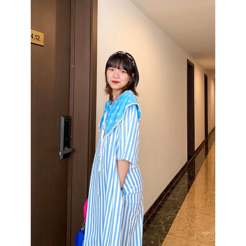 Donna Dress - Đầm sọc cổ thủy thủ - Remmus.vn