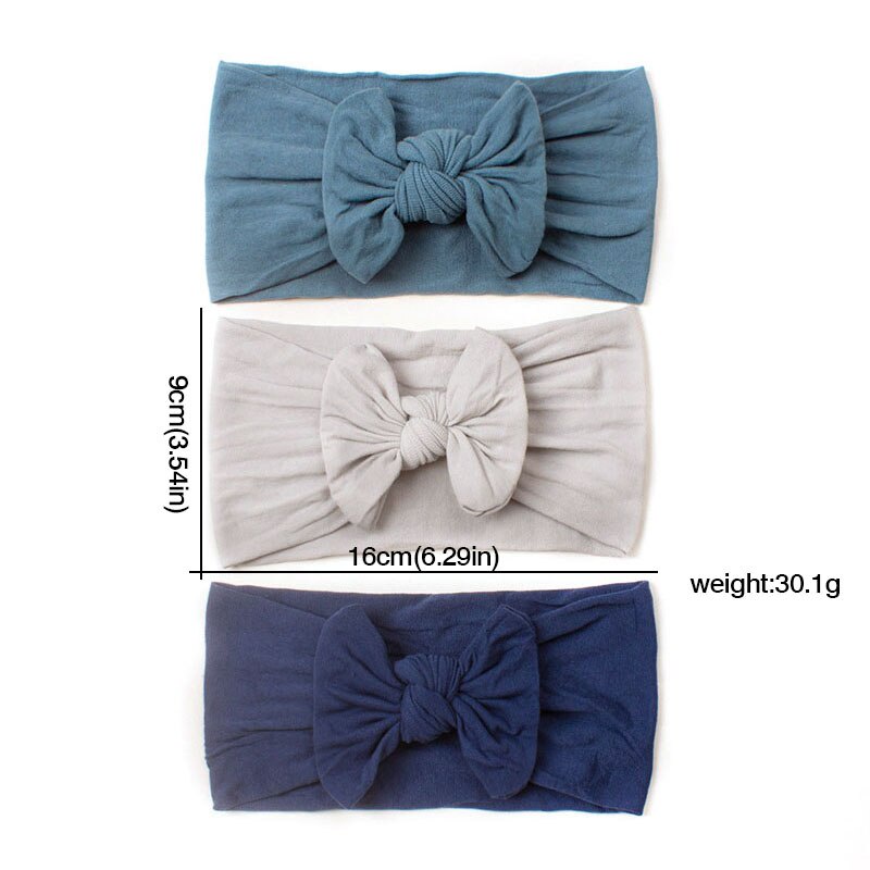 Set 3 Băng Đô Nơ Dễ Thương Cho Bé Gái Sơ Sinh