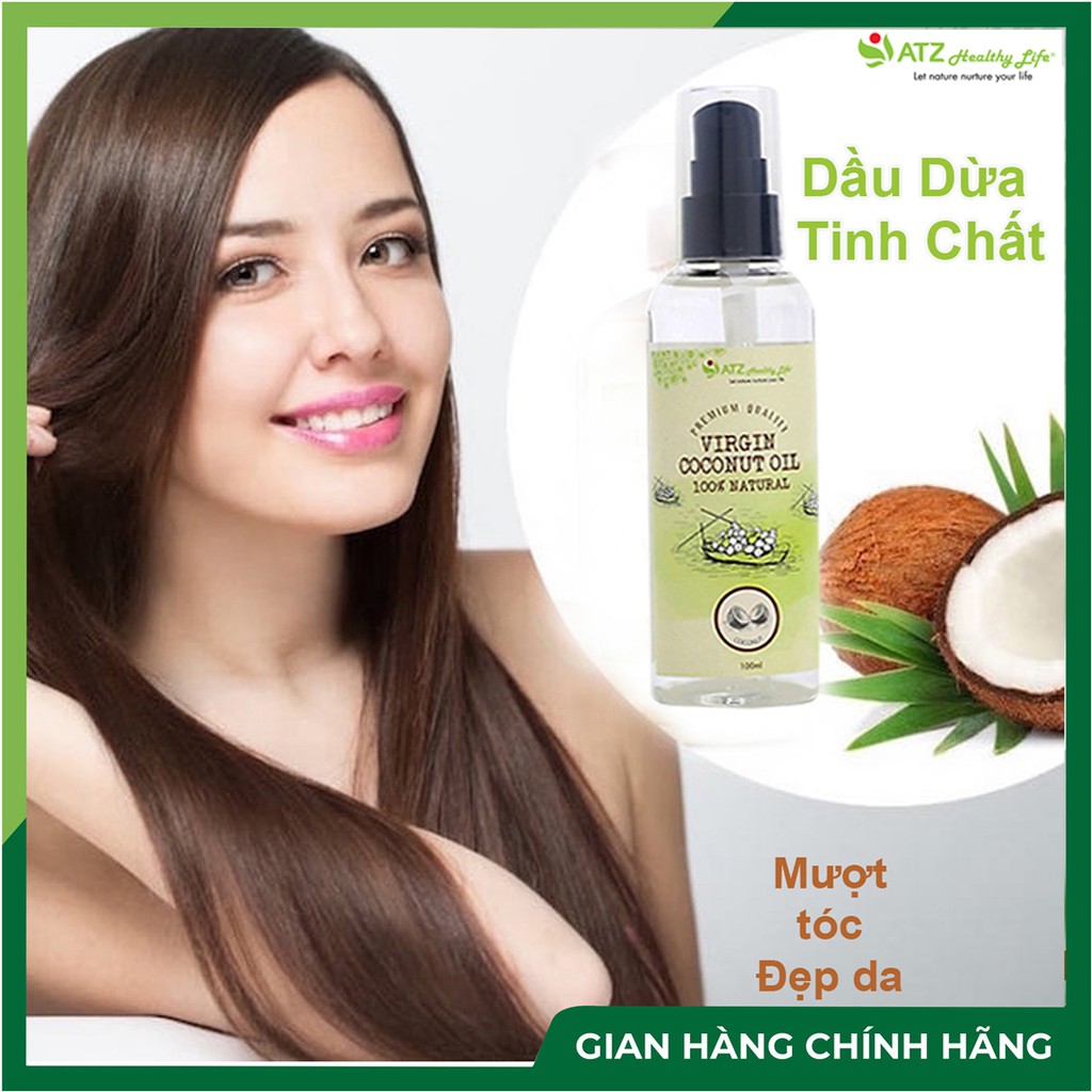 Dầu Dừa Tinh Khiết 6H ATZ Healthy Life 100ml