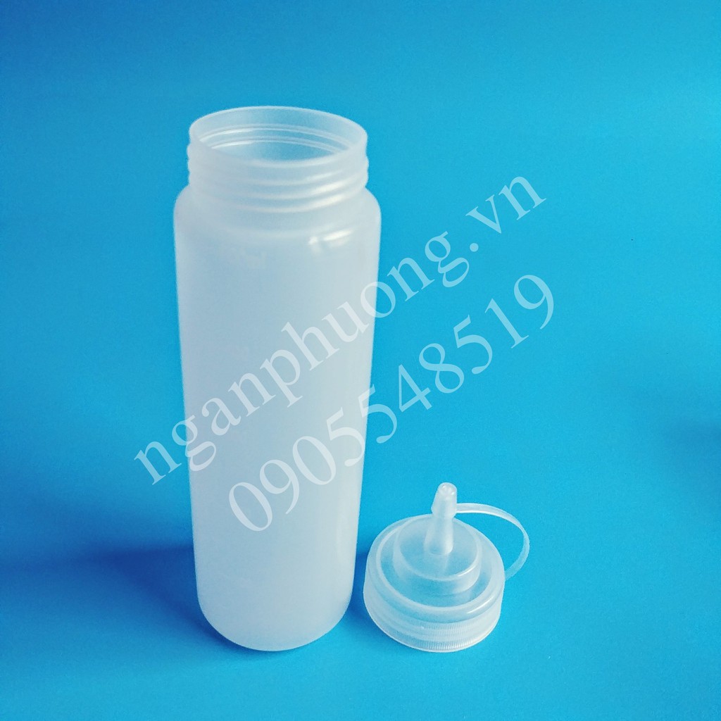 Bình nhựa đựng nước sốt 500ml