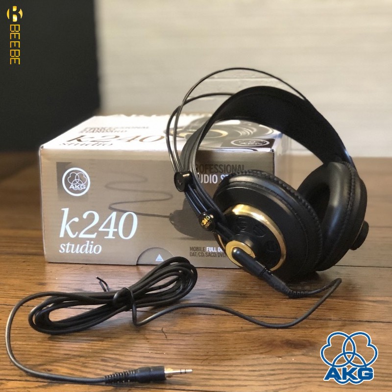 AKG K240 Studio - Tai Nghe Kiểm Âm Chuyên Nghiệp, Vành Chụp Lớn Chống Mỏi, Màng Loa Bán Mở