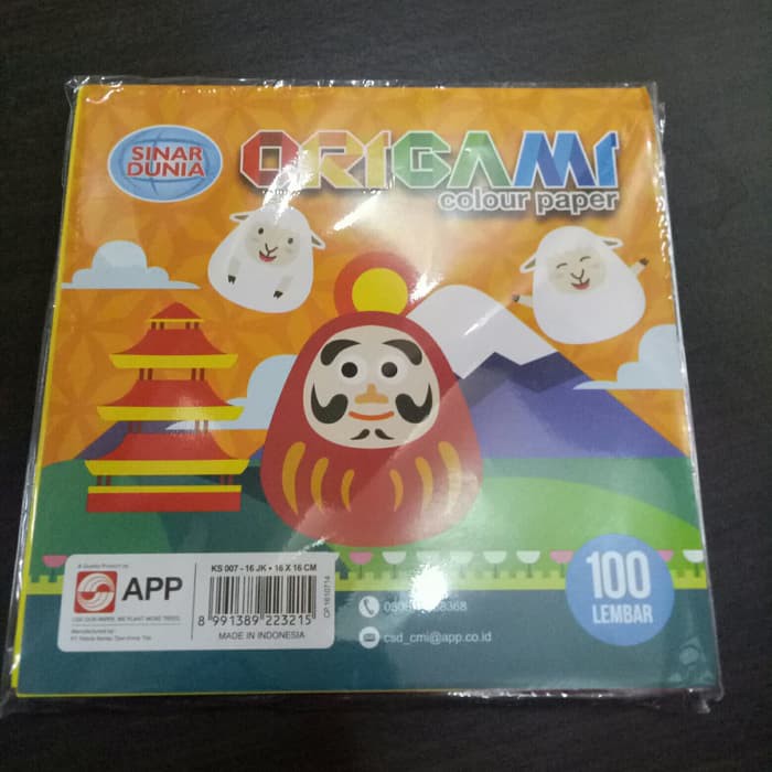 Set 100 Tờ Giấy Gấp Origami 16x16cm - 1 Gói