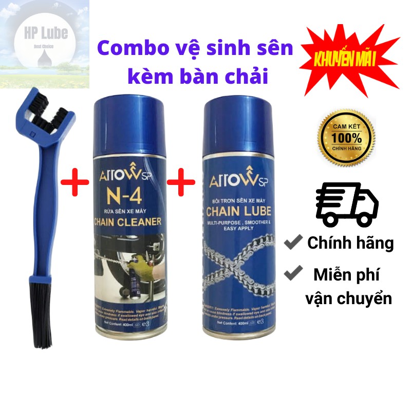 [COMBO 3 KM] Rửa Sên, Dưỡng Sên Arrow SP Kèm Bàn Chải